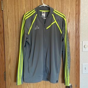 Men’s Adidas Zip Up. (Large)
